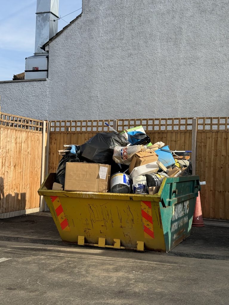 overfilled skip hire