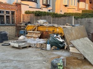 skip hire for loft extention